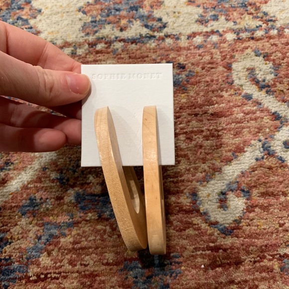 Sophie Monet 14k Gold Filled Post The Bell Hoops - Picture 5 of 5